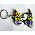 3D keychains made of PVC rubber,motorcycle design,OEM orders are welcome